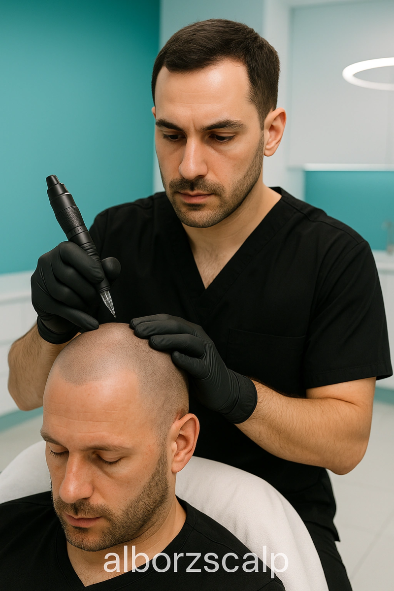 میکرو اسکالپ در رفع جای اسکار و زخم‌های سر