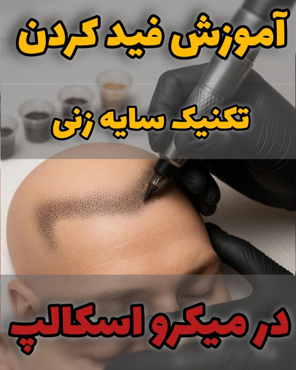 آموزش سایه زنی در میکرو اسکالپ